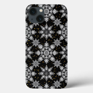 Sneeuwvlokpatroon Elegante Vorst Esthetiek Case-Mate iPhone Case