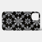 Sneeuwvlokpatroon Elegante Vorst Esthetiek Case-Mate iPhone Case (Achterkant (horizontaal))