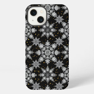 Sneeuwvlokpatroon Elegante Vorst Esthetiek iPhone 13 Hoesje