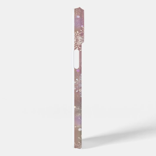 Sneeuwvlokpatroon in zachte pastelkleuren Bokeh Case-Mate iPhone Case (Achterkant / Rechts)