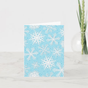 Sneeuwvlokpatroon Kaart