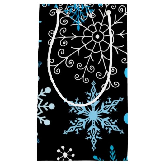 Sneeuwvlokpatroon Klein Cadeauzakje (Voorkant)