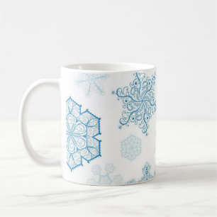 Sneeuwvlokpatroon Koffiemok