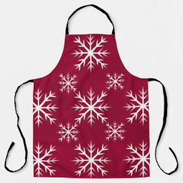 sneeuwvlokpatroon - ontwerp Noordpool, veenbes Schort