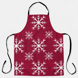 sneeuwvlokpatroon - ontwerp Noordpool, veenbes Schort