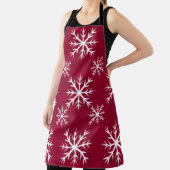 sneeuwvlokpatroon - ontwerp Noordpool, veenbes Schort (Insitu)