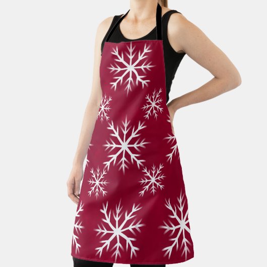 sneeuwvlokpatroon - ontwerp Noordpool, veenbes Schort (Insitu)