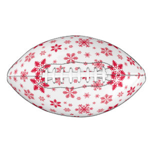 Sneeuwvlokpatroon, Rode sneeuwvlokken, Sneeuw, Wit American Football