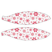 Sneeuwvlokpatroon, Rode sneeuwvlokken, Sneeuw, Wit Basketbal (Panelen)