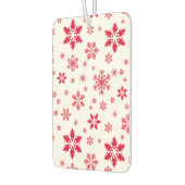 Sneeuwvlokpatroon, Rode sneeuwvlokken, Sneeuw, Wit Luchtverfrisser (Links)