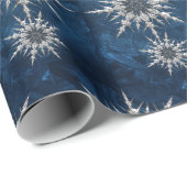 Sneeuwvlokpatroon Verpakkingspapier Cadeaupapier (Rol Hoek)