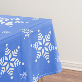 Sneeuwvlokpatroon, Witte sneeuwvlokken, Sneeuw, Bl Tafelkleed