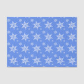 Sneeuwvlokpatroon, Witte sneeuwvlokken, Sneeuw, Bl Tissuepapier (Voorkant)