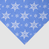 Sneeuwvlokpatroon, Witte sneeuwvlokken, Sneeuw, Bl Tissuepapier (Detail)