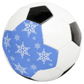 Sneeuwvlokpatroon, Witte sneeuwvlokken, Sneeuw, Bl Voetbal (Drie kwart)