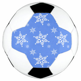 Sneeuwvlokpatroon, Witte sneeuwvlokken, Sneeuw, Bl Voetbal