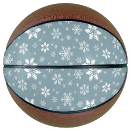Sneeuwvlokpatroon, Witte sneeuwvlokken, Sneeuw, Gr Basketbal