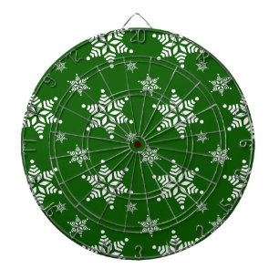 Sneeuwvlokpatroon, Witte sneeuwvlokken, Sneeuw, Gr Dartbord