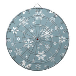 Sneeuwvlokpatroon, Witte sneeuwvlokken, Sneeuw, Gr Dartbord