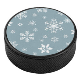 Sneeuwvlokpatroon, Witte sneeuwvlokken, Sneeuw, Gr Hockey Puck
