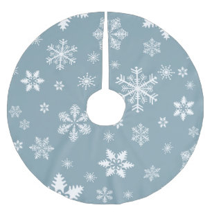 Sneeuwvlokpatroon, Witte sneeuwvlokken, Sneeuw, Gr Kerstboom Rok