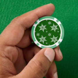 Sneeuwvlokpatroon, Witte Sneeuwvlokken, Sneeuw, Gr Poker Chips
