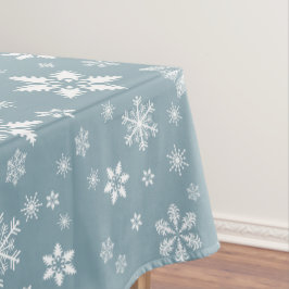 Sneeuwvlokpatroon, Witte sneeuwvlokken, Sneeuw, Gr Tafelkleed