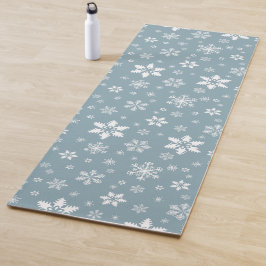 Sneeuwvlokpatroon, Witte sneeuwvlokken, Sneeuw, Gr Yogamat
