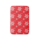 Sneeuwvlokpatroon, Witte sneeuwvlokken, Sneeuw, Ro Badmat (Voorkant Verticaal)