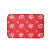 Sneeuwvlokpatroon, Witte sneeuwvlokken, Sneeuw, Ro Badmat (Voorkant)