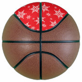 Sneeuwvlokpatroon, Witte sneeuwvlokken, Sneeuw, Ro Basketbal (Rechts)