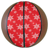 Sneeuwvlokpatroon, Witte sneeuwvlokken, Sneeuw, Ro Basketbal (Verticaal)