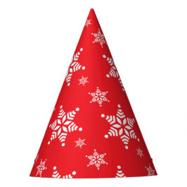 Sneeuwvlokpatroon, Witte sneeuwvlokken, Sneeuw, Ro Feesthoedjes