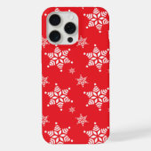 Sneeuwvlokpatroon, Witte sneeuwvlokken, Sneeuw, Ro iPhone Hoesje (Achterkant)