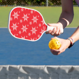Sneeuwvlokpatroon, Witte sneeuwvlokken, Sneeuw, Ro Pickleball Paddle