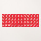 Sneeuwvlokpatroon, Witte sneeuwvlokken, Sneeuw, Ro Yogamat (Voorkant (horizontaal))