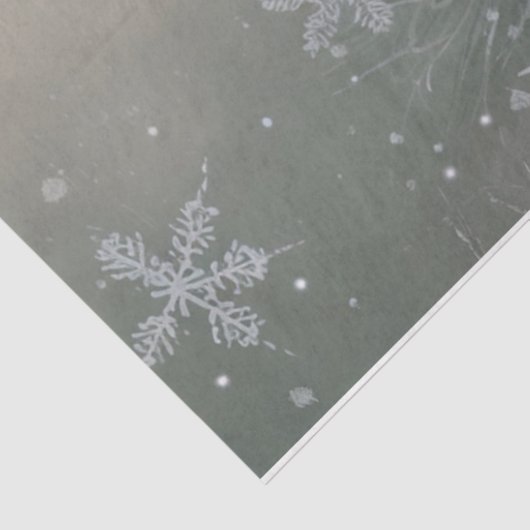 sneeuwvlokpauw tissuepapier (Detail)