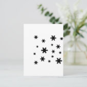 sneeuwvlokpictogram briefkaart (Staand voorkant)