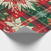 Sneeuwvlokpracht Cadeaupapier (Hoek)