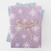 Sneeuwvlokset van 3 inpakpapier vel (In situ)