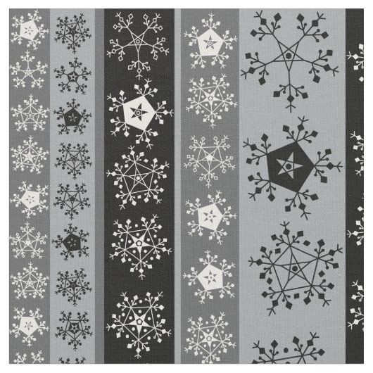 Sneeuwvlokstrepen Stof (Close Up)