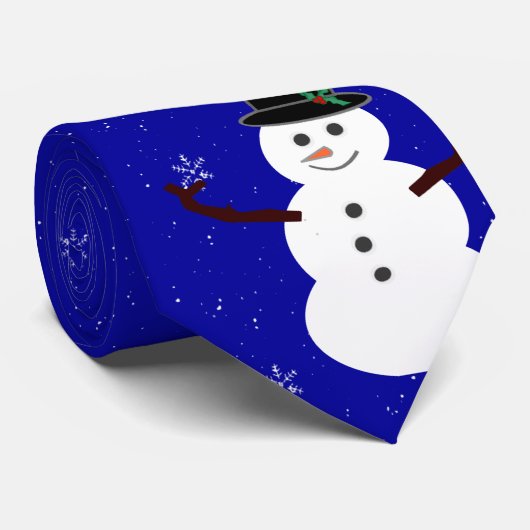 sneeuwvlokstropdas stropdas (Opgerold)