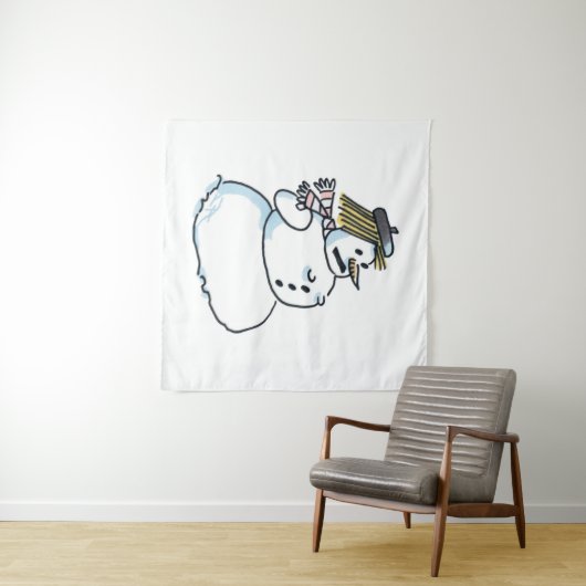 Sneeuwvloktapijt Wandkleed (In Situ (horizontaal))