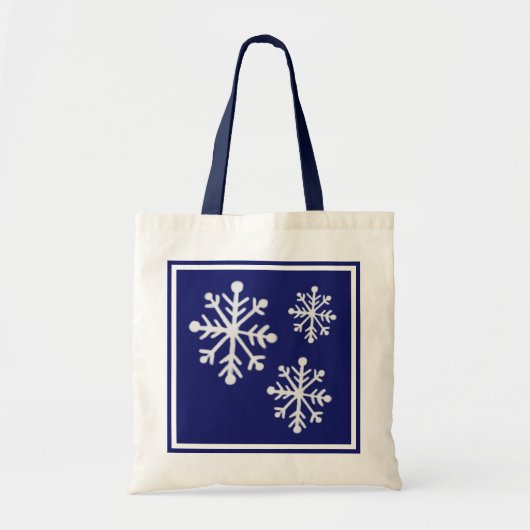 Sneeuwvloktas Tote Bag (Voorkant)