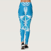 Sneeuwvlokwervelingen Leggings (Achterkant)