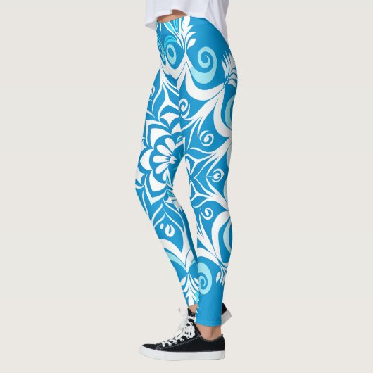 Sneeuwvlokwervelingen Leggings (Links)
