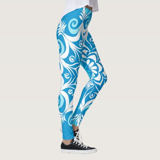 Sneeuwvlokwervelingen Leggings (Rechts)