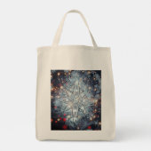 Sneeuwvlokzak Tote Bag (Achterkant)