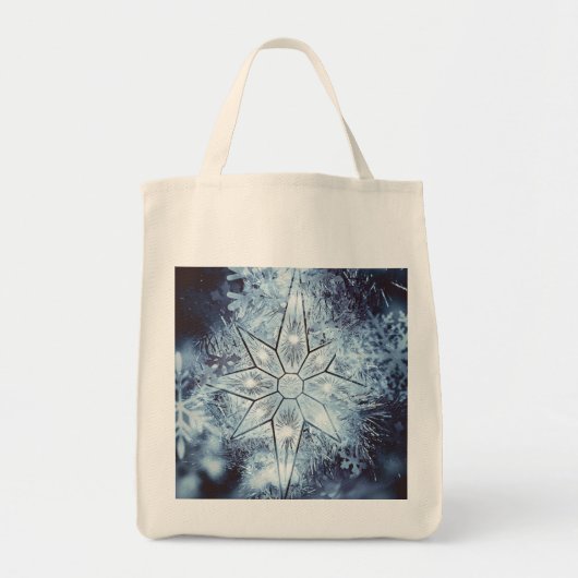 Sneeuwvlokzak Tote Bag (Voorkant)
