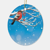 Sneeuwvogel Keramisch Ornament (Links)